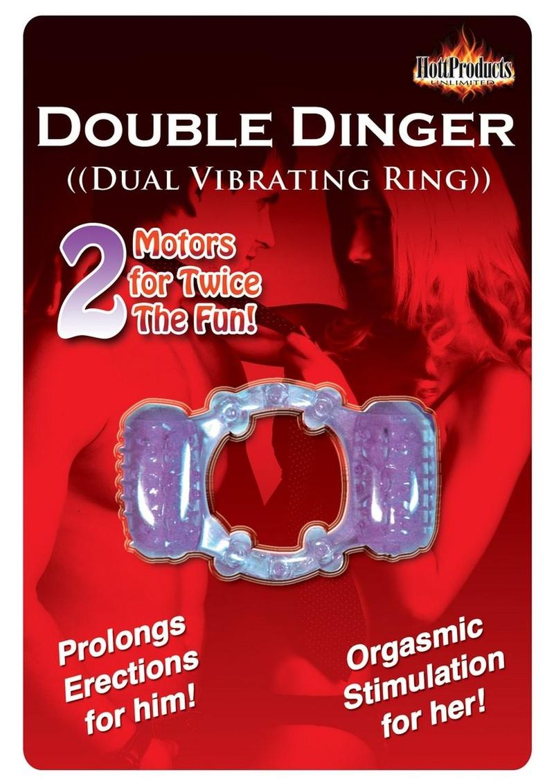 Humm Dinger Double Dinger Dual Vibrating Cockring