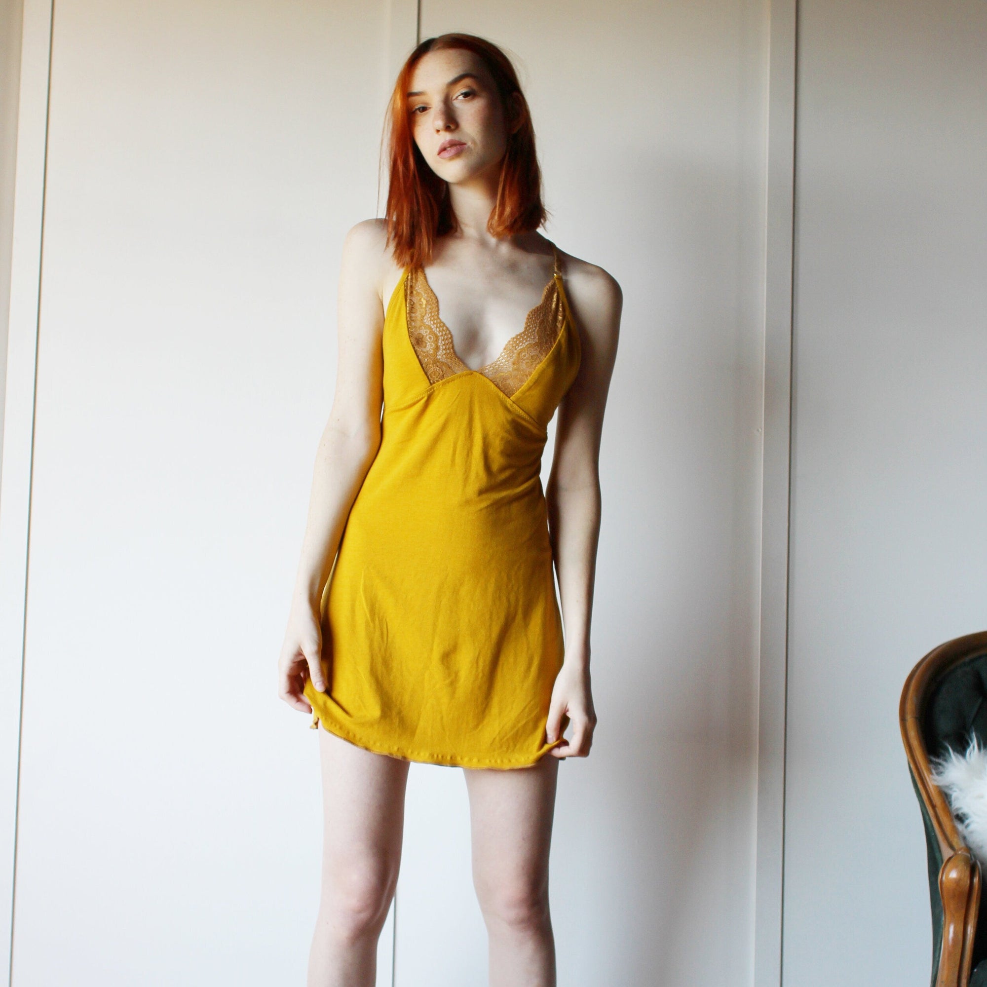 Lace Trimmed Nightgown