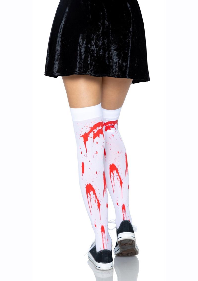 Leg Avenue Bloody Zombie Thigh High