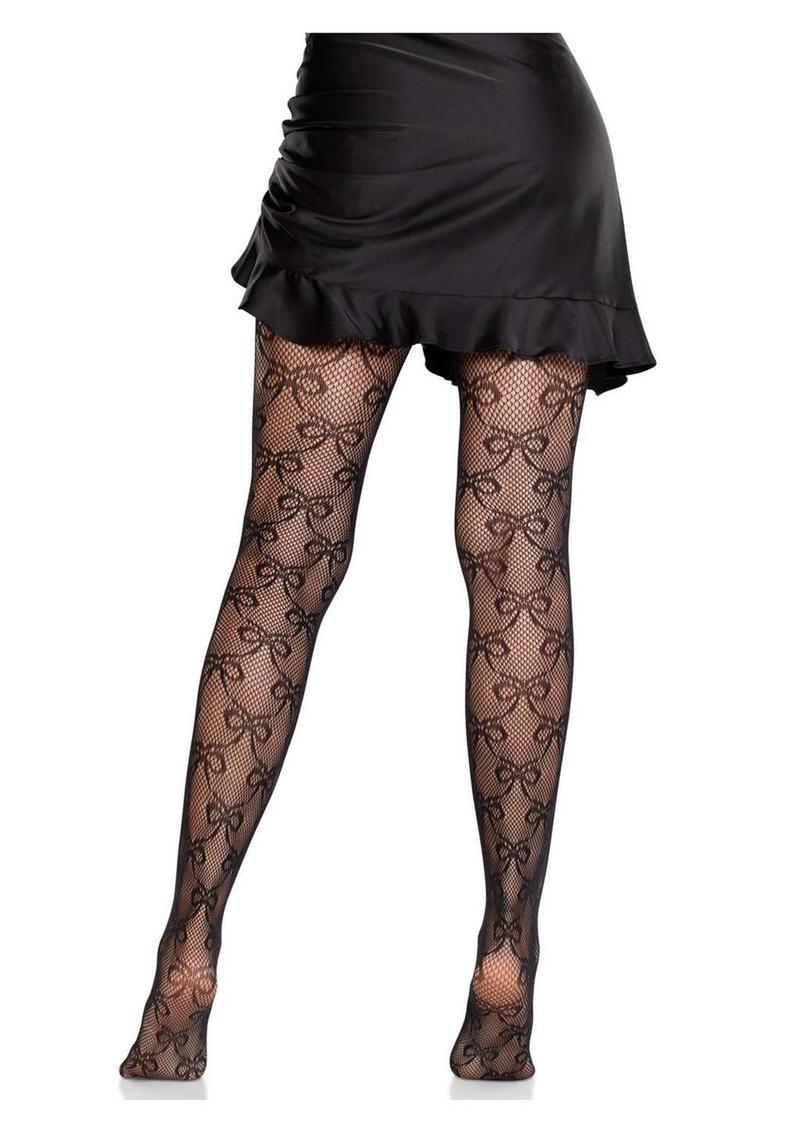 Leg Avenue Bow Net Tights