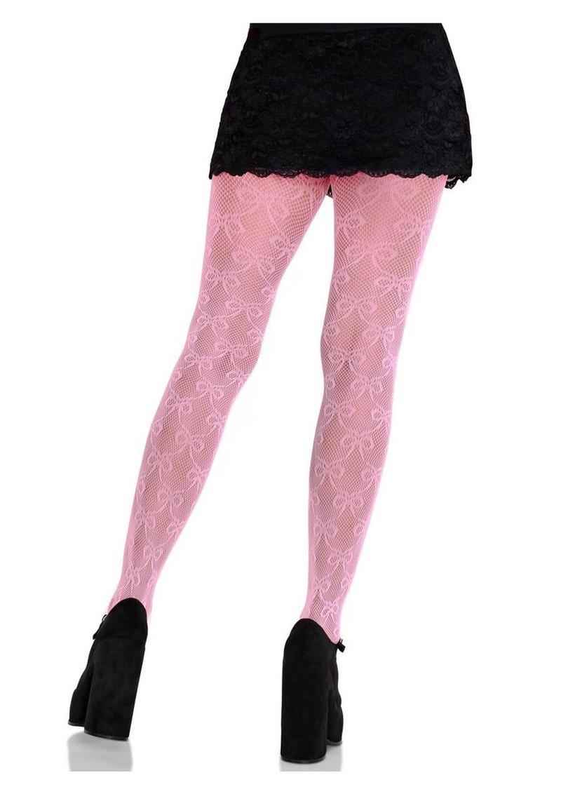 Leg Avenue Bow Net Tights