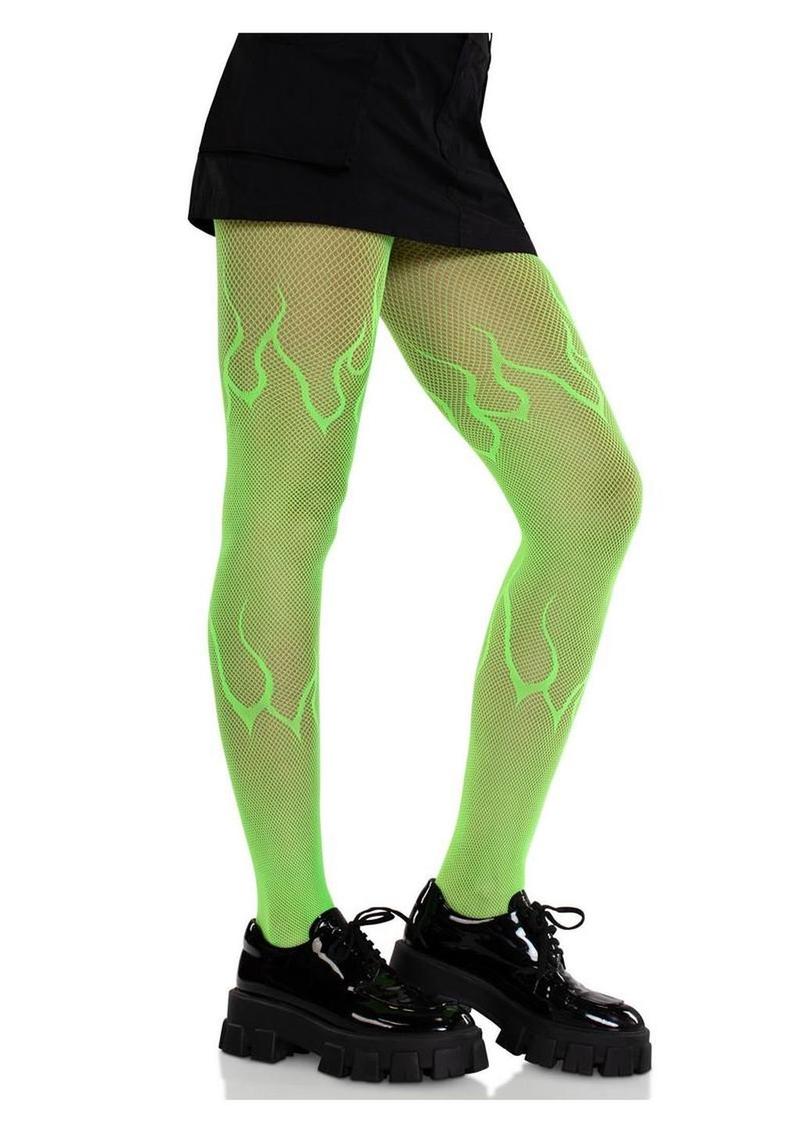 Leg Avenue Flame Net Tights