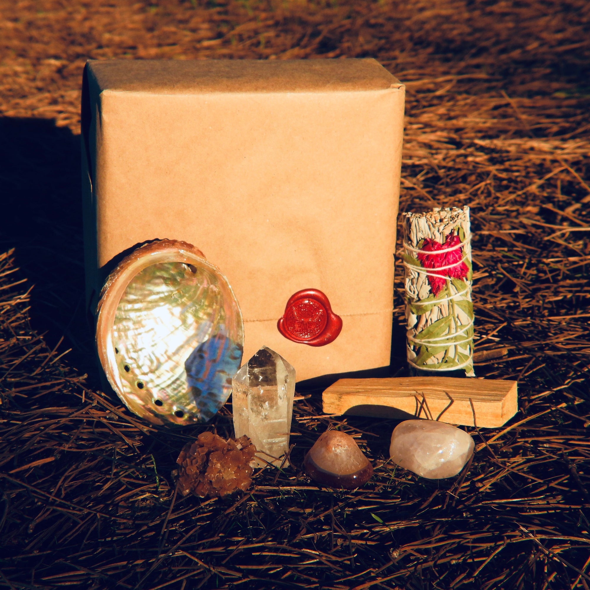 Aries Crystal Set for Ambition & Curiosity - Includes Aura Cleansing Kit