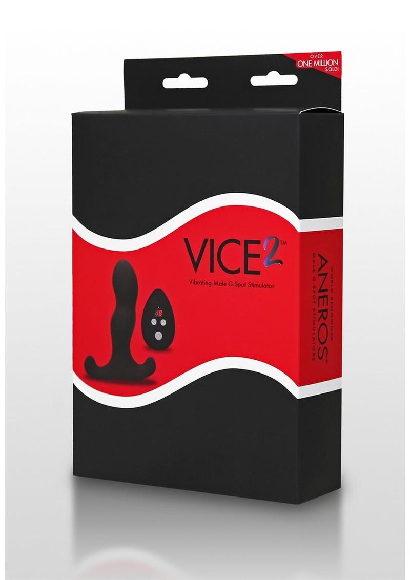 Aneros Vice 2 Vibrating Male G-Spot Stimulator Prostate Stimulator Remote Control Silicone