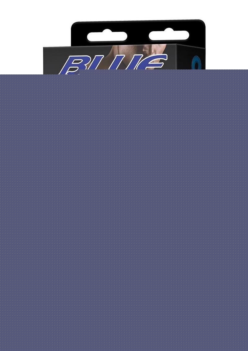 Blue Line Ultra-Slim Stretch Cock Rings