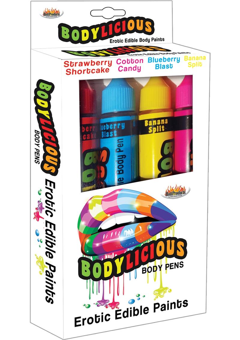 Bodylicious Body Pens Erotic Edible Body Paints Assorted Flavors and Colors