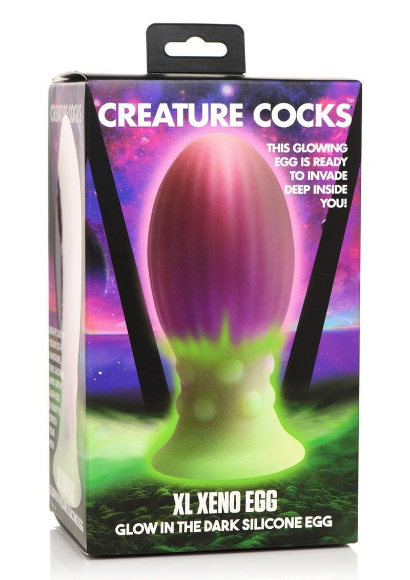 Creature Cocks Xeno Egg Glow In The Dark Silicone Egg