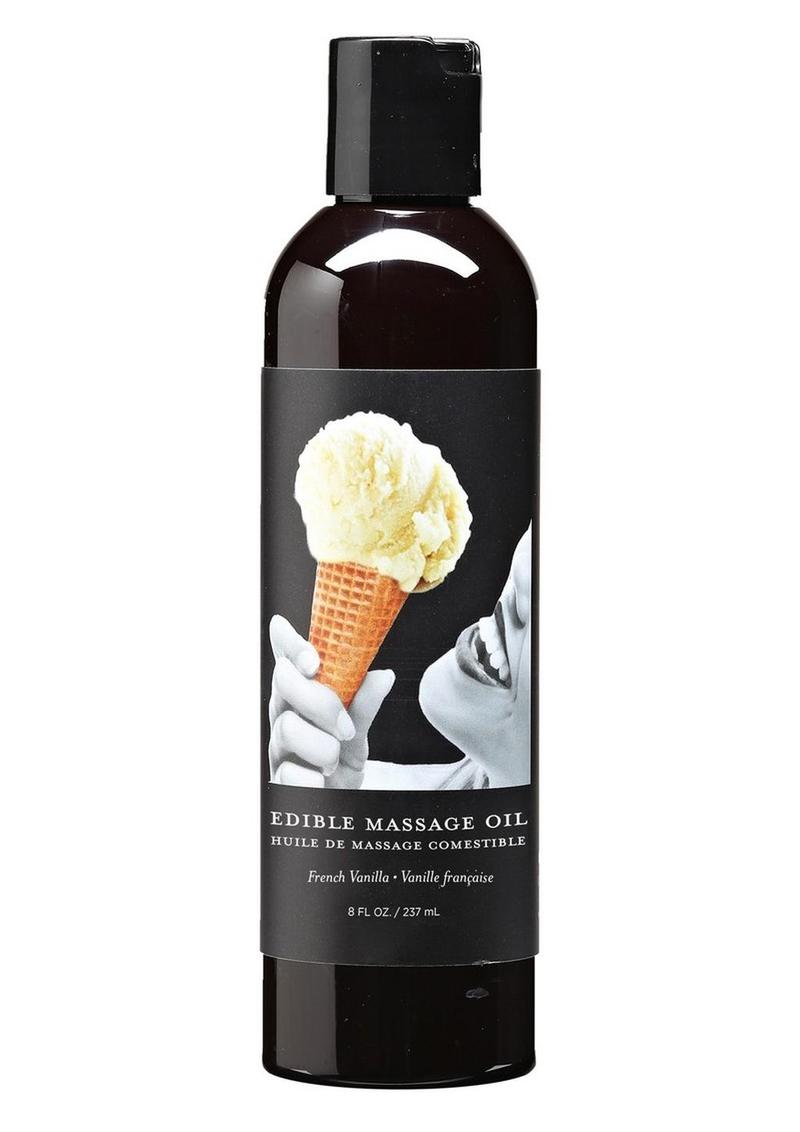 Earthly Body Hemp Seed Edible Massage Oil French Vanilla