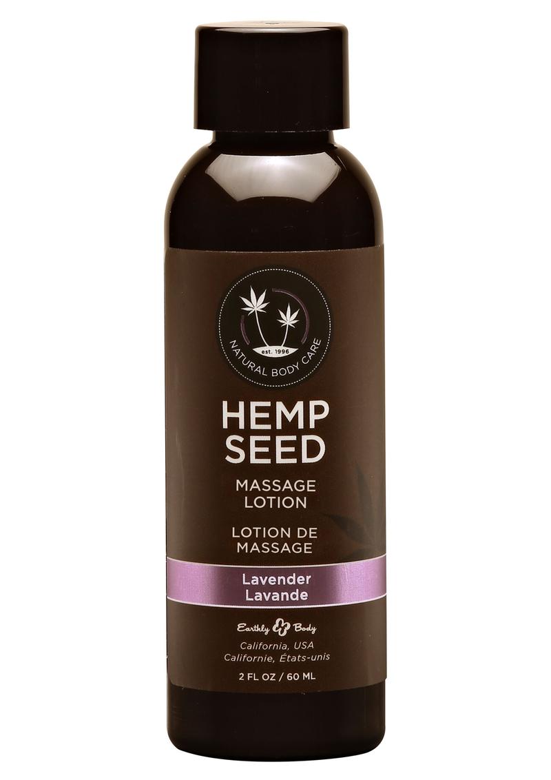 Earthly Body Hemp Seed Massage Lotion Lavender