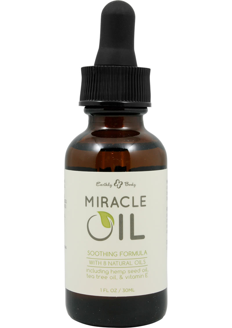 Earthly Body Hemp Seed Miracle Oil with Hemp Seed Oil, Tea Tree and Vitamin E