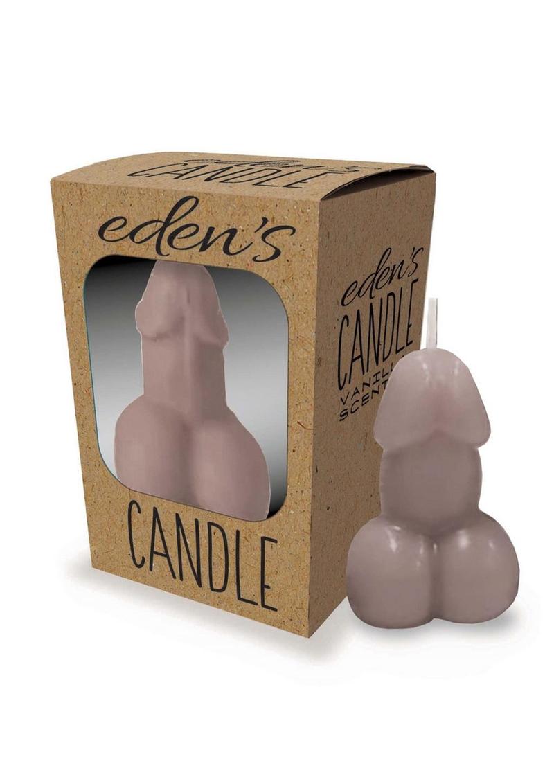 Eden's Candle Vanilla Scented Penis - Taupe