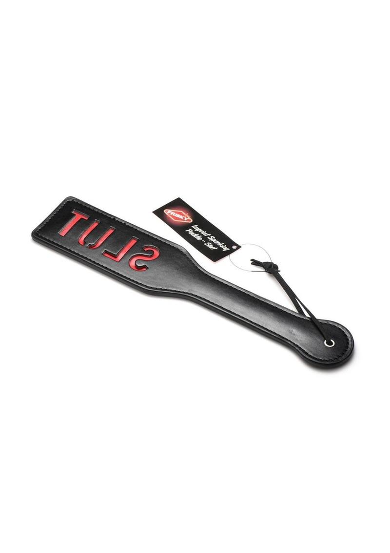 Frisky Imprint Spanking Paddle- Slut