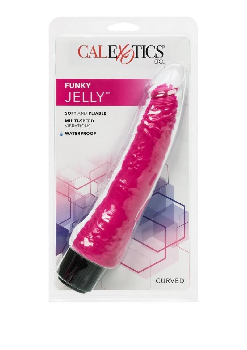 Funky Jelly Curved Vibrator