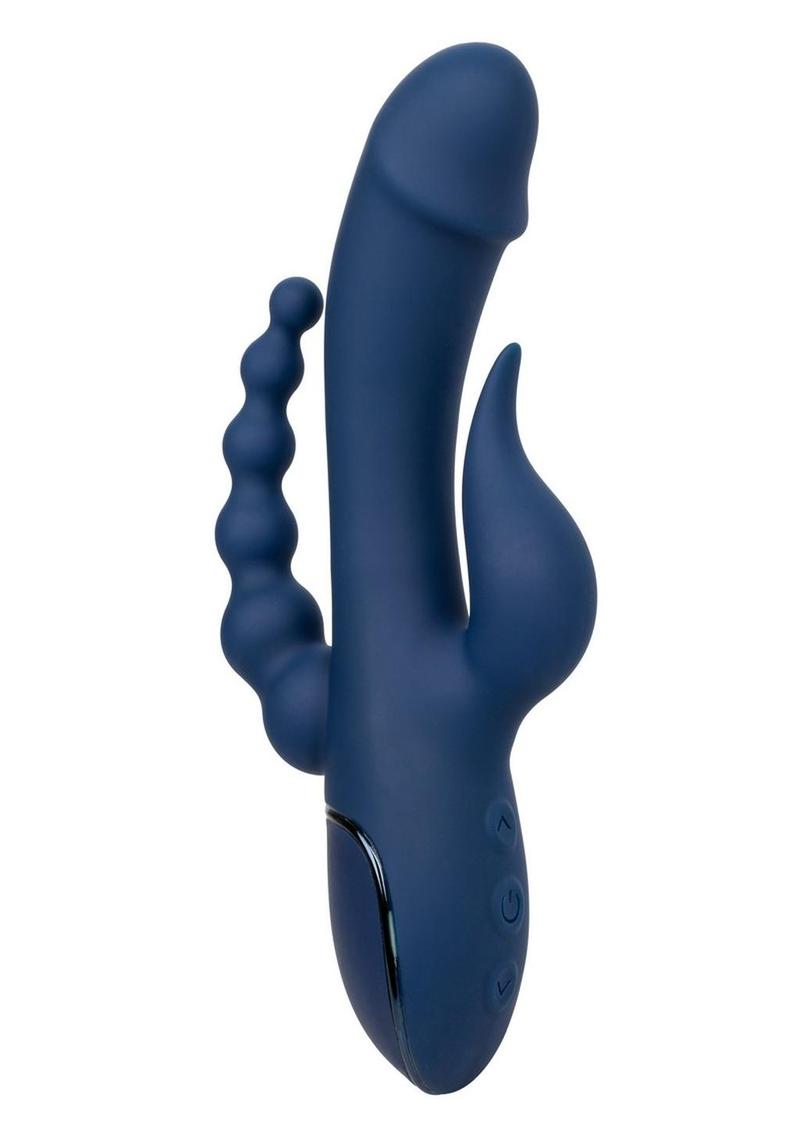 III Triple Orgasm Rechargeable Silicone Stimulating Vibrator