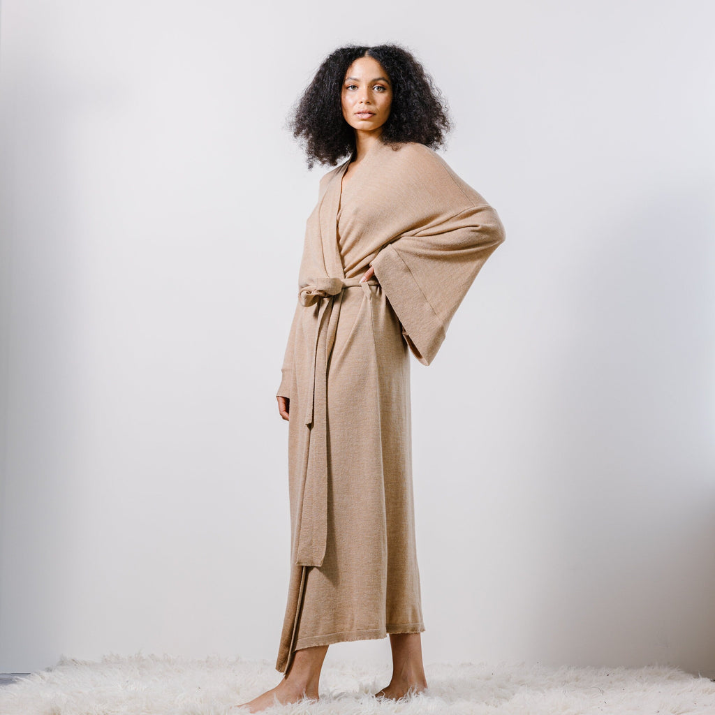 Wool Kimono Robe