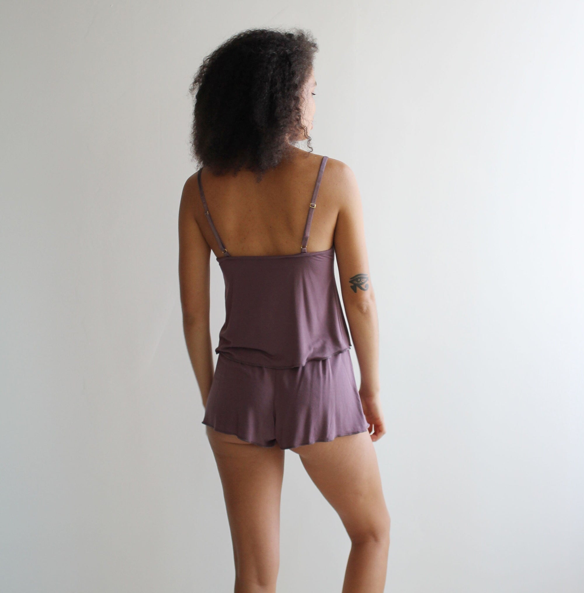 2 Piece lingerie pajama set includes Camisole and Boxers
