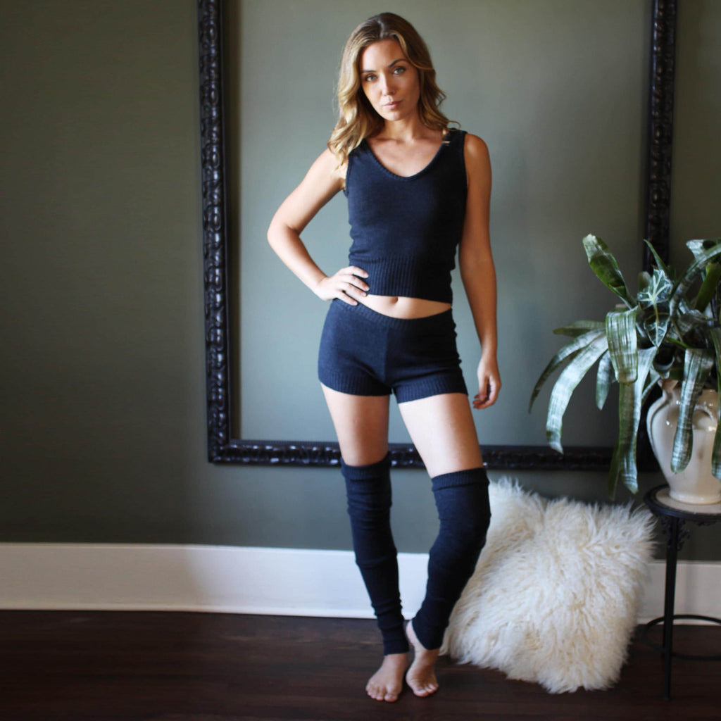 Merino Wool Sweater Knit Tank Top