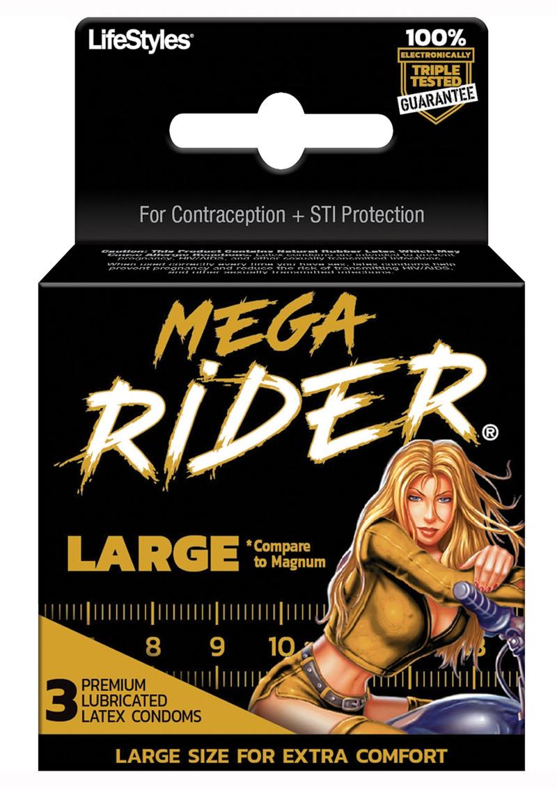 LifeStyles Mega Rider 3's Condoms