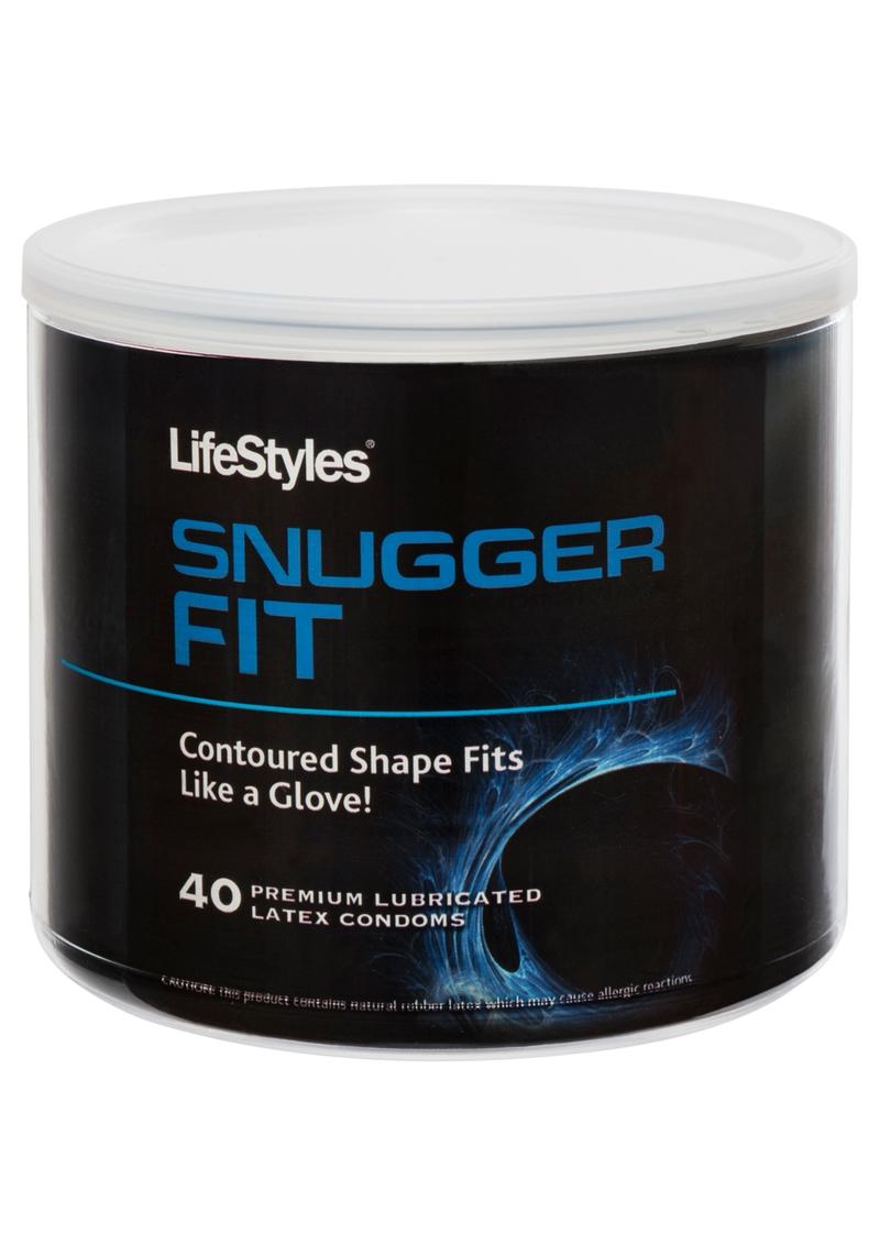 LifeStyles Snugger Fit 40 Premium Lubricated Latex Condoms
