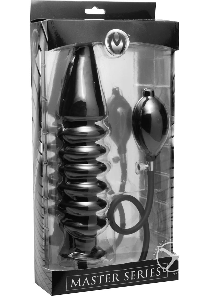 Master Series Accordion Inflatable XL Anal Plug