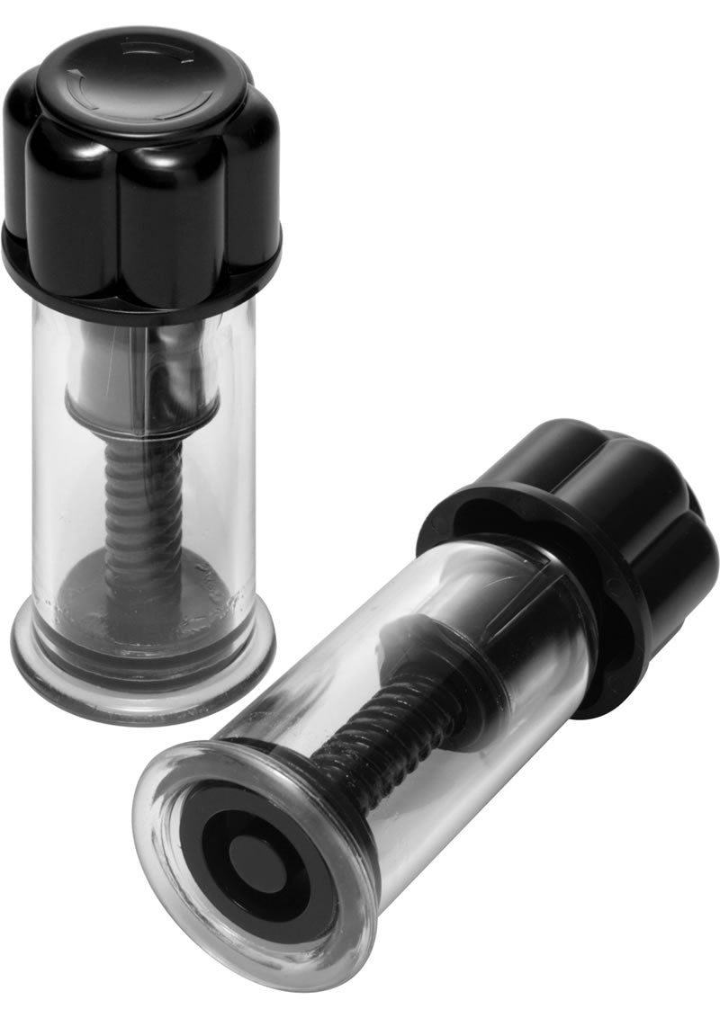 Master Series Black Max Powerful Twist Nipple Suckers