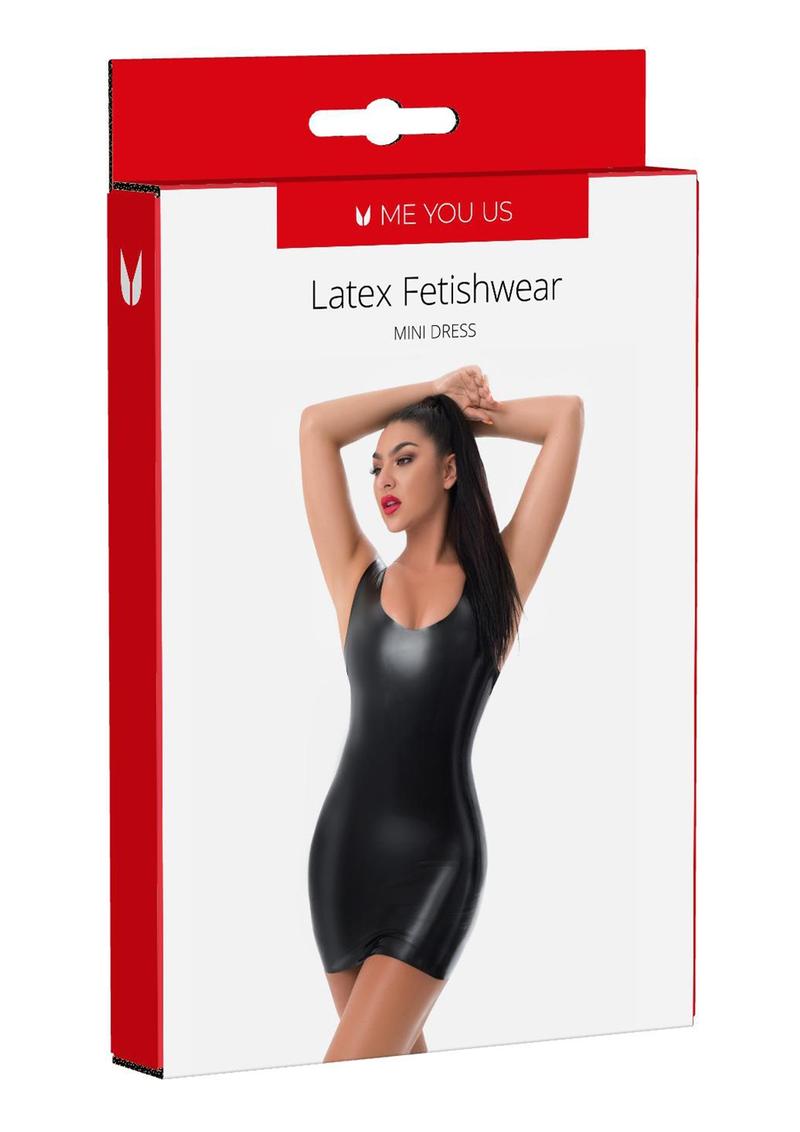 ME YOU US Latex Mini Dress