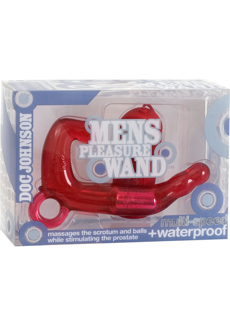 Men's Pleasure Wand Vibrating Prostate Stimulator with Remote Control