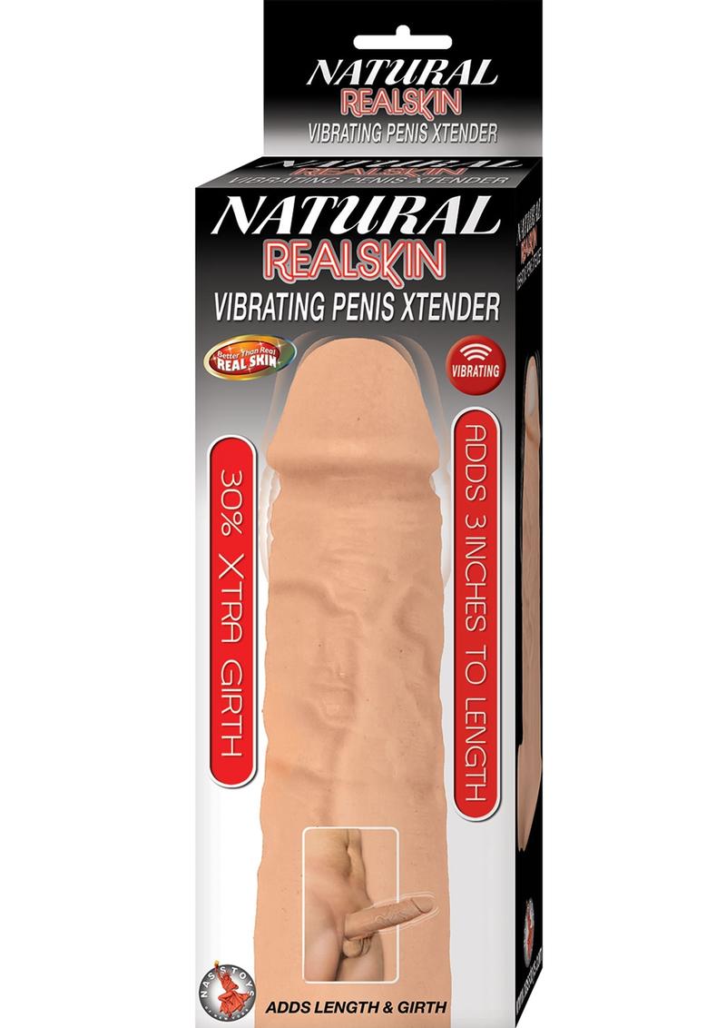 Natural Realskin Vibrating Penis Xtender